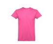 Children's cotton T-shirt, 190 g/m2, THC Ankara Kids WH colour fuchsia