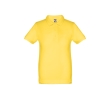 Cotton polo shirt for children, 195 g/m2, THC Adam Kids colour yellow