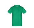 Cotton polo shirt for children, 195 g/m2, THC Adam Kids colour green