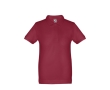 Cotton polo shirt for children, 195 g/m2, THC Adam Kids colour burgundy