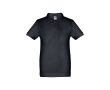 Cotton polo shirt for children, 195 g/m2, THC Adam Kids colour ultramarine blue
