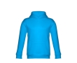 Kid's cotton & polyester sweatshirt, 320 g/m2 colour cyan blue