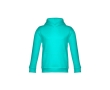 Kid's cotton & polyester sweatshirt, 320 g/m2 colour transparent green