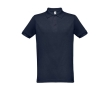 Cotton and polyester polo shirt in full colour, 200 g/m2 colour blue