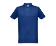 Cotton and polyester polo shirt in full colour, 200 g/m2 colour royal blue