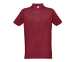 Cotton and polyester polo shirt in full colour, 200 g/m2 colour burgundy