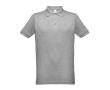 Cotton and polyester polo shirt in full colour, 200 g/m2 colour marbled grey