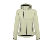 Women's polyester softshell jacket, 280 g/m2, THC Zagreb colour pastel green