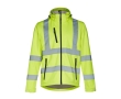 High-visibility jacket with hood, 320 g/m2, THC Zagreb Work colour neon yellow