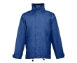 Waterproof padded coat made of polyester, THC Liubliana colour royal blue