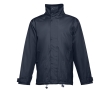Waterproof padded coat made of polyester, THC Liubliana colour navy-blue
