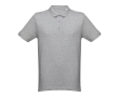 Cotton polo shirt in many colours, 240 g/m2, THC Monaco colour marbled grey