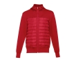 Hooded polyester jacket, 280 g/m2, THC Skopje colour red