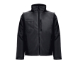 Work jacket convertible into vest, 170 g/m2 colour black