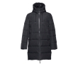 Padded unisex polyester parka, THC Brussels colour black