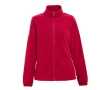 Women's full colour fleece jacket, 300 g/m2, THC Gama colour red