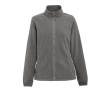 Women's full colour fleece jacket, 300 g/m2, THC Gama colour dark grey