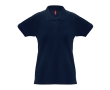 Women's cotton polo shirt, 240 g/m2, THC Monaco colour dark blue
