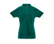 Women's cotton and polyester polo shirt, 200 g/m2  colour dark green