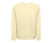 Unisex plush cotton sweatshirt, 240 g/m2, THC Colombo colour light yellow