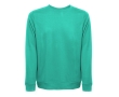 Unisex plush cotton sweatshirt, 240 g/m2, THC Colombo colour turquoise