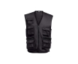 Polyester and cotton gilet, 200 g/m2, THC PIXEL colour black