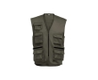 Polyester and cotton gilet, 200 g/m2, THC PIXEL colour military green