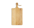 Rectangular wooden serving board with handle colour wood