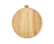 Round oak wood chopping board colour wood