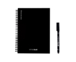 Europe-made InfiniteBook A5 hardback notebook black ink colour black