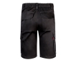Elastic shorts with pockets, cotton and polyester, 240 g/m2, colour black