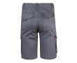 Elastic shorts with pockets, cotton and polyester, 240 g/m2, colour grey