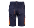 Two-tone cotton-polyester work shorts – 240 g/m2 colour orange