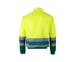 Extra-large work jacket, polyester and cotton, 210 g/m2, colour green