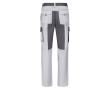 Twill work trousers, cotton and polyester, 240 g/m2, colour white
