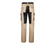Twill work trousers, cotton and polyester, 240 g/m2, colour beige
