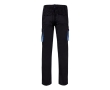Unisex two-tone work trousers, cotton and polyester, 240 g/m2, colour light blue