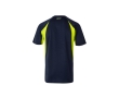 Two-tone polyester work t-shirt – 160 g/m2  colour yellow