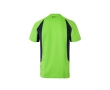 Two-tone polyester work t-shirt – 160 g/m2  colour green