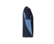 Two-tone polyester work t-shirt – 160 g/m2  colour light blue