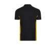Two-tone piqué work polo shirt, cotton and polyester, 180 g/m2,  colour yellow