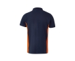 Cotton-polyester piqué short-sleeve work polo – 180 g/m2  colour orange