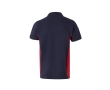 Cotton-polyester piqué short-sleeve work polo – 180 g/m2  colour red