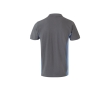 Two-tone piqué short-sleeve work polo – 180 g/m2 colour light blue