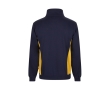 Polyester-cotton fleece work jumper – 260 g/m2  colour yellow