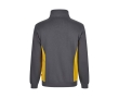 Fleece work jumper with half-zip – 260 g/m2 colour yellow