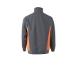 Fleece work jumper with half-zip – 260 g/m2 colour orange