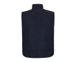 Reversible padded work vest, polyester, 220 g/m2,  colour yellow