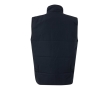 Reversible padded work vest, polyester, 220 g/m2,  colour orange