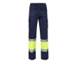 Unisex polyester-cotton work trousers – 210 g/m2  colour yellow